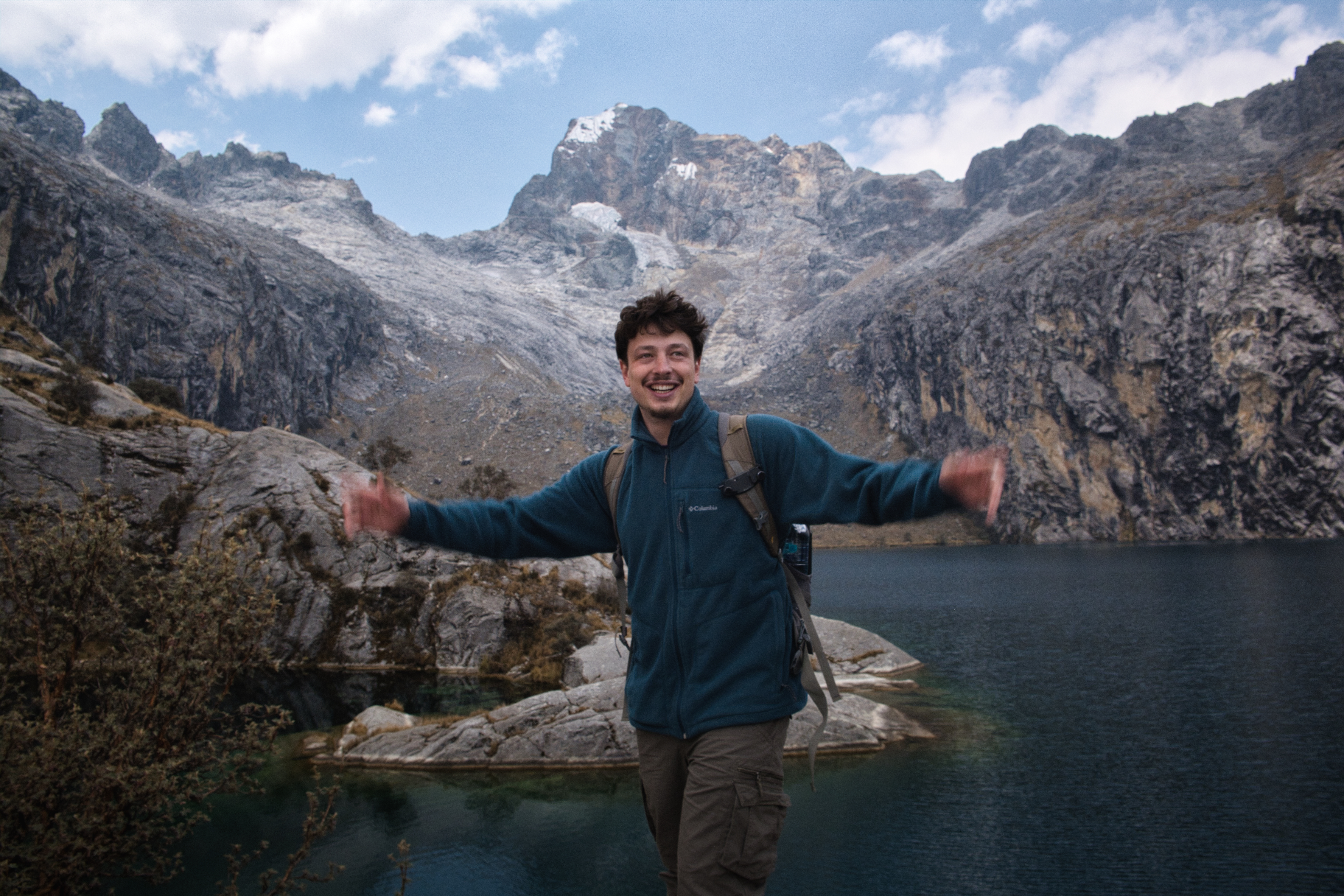 Photographie de voyage, lac de montagne